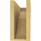 Ekena Millwork 5"W x 15"D x 10"H Classic Crestline Rough Cedar Woodgrain TimberThane Corbel, Primed Tan CORUR05X15X10CRERCPR - alternate 2